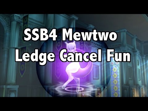 SSB4 Mewtwo Ledge Cancel Fun