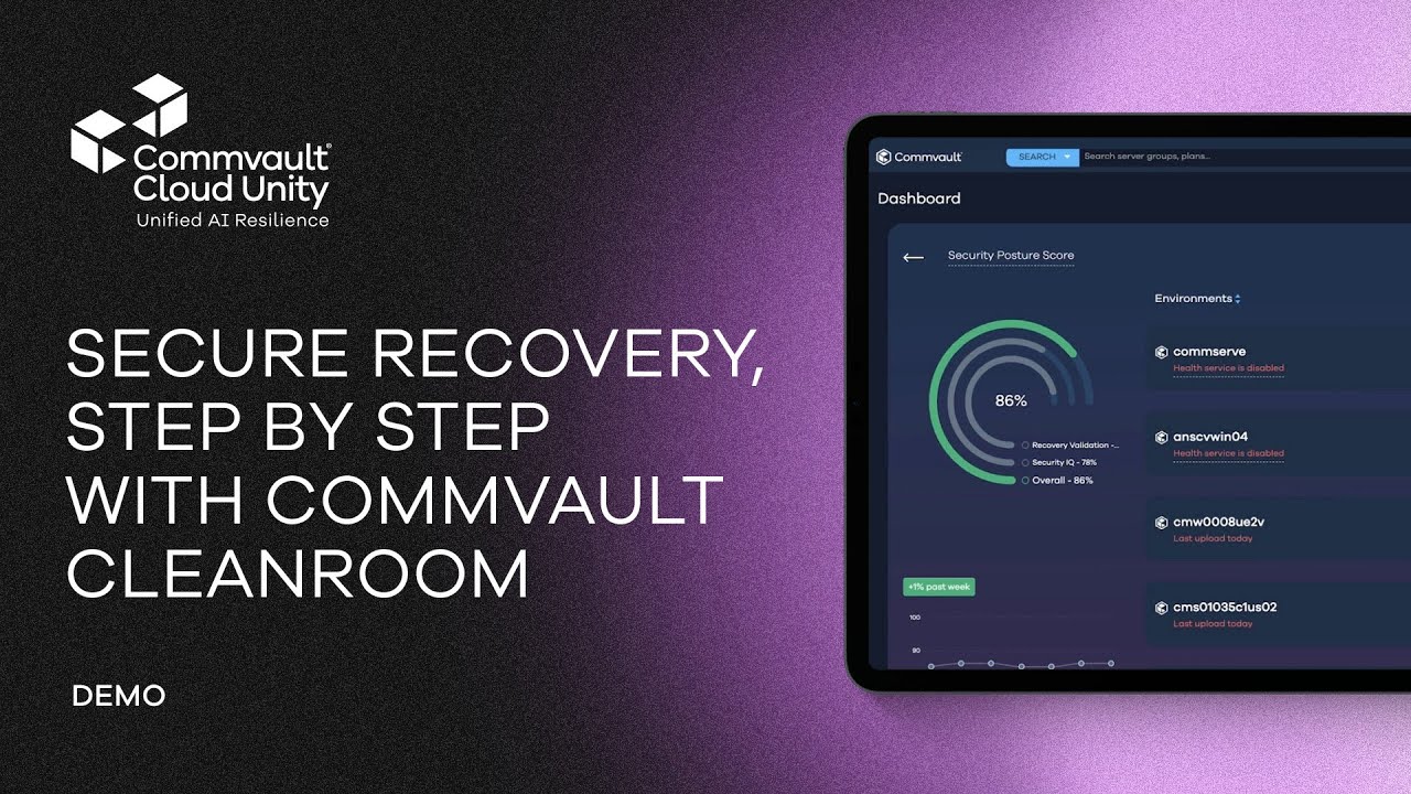 Step-by-Step Guide to Cleanroom Recovery Using Commvault Cloud | Demo