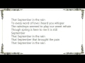 Bud Powell - September in the Rain Lyrics