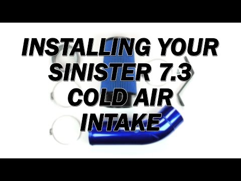 Install a Sinister Diesel 7.3L Powerstroke Cold Air Intake