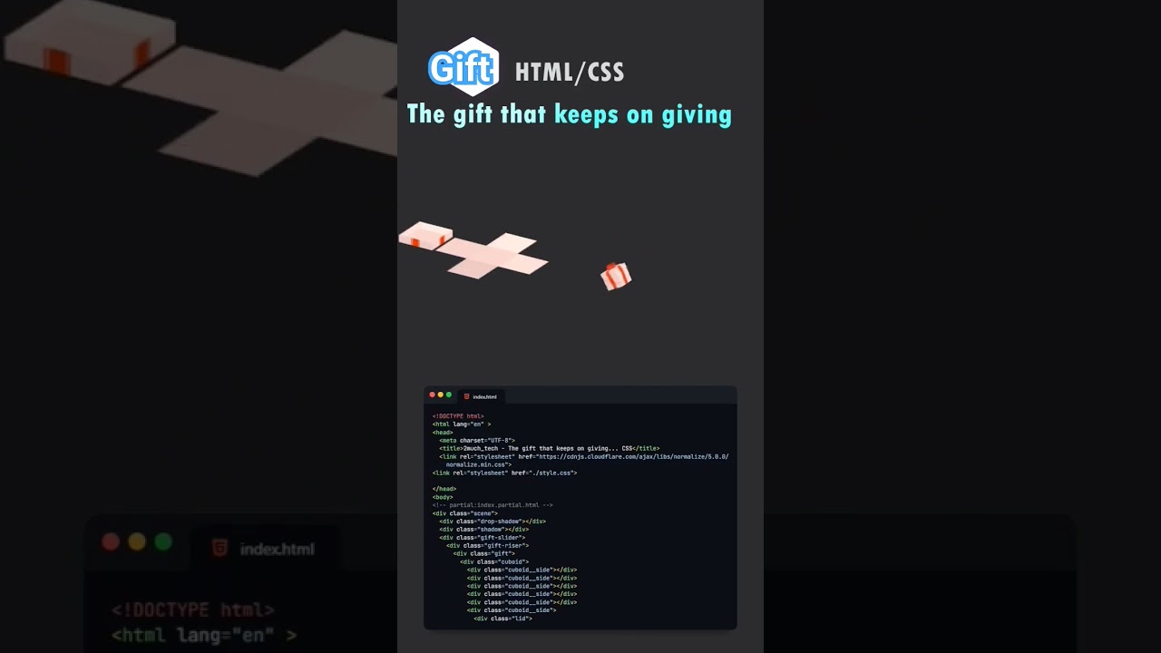 The Gift that keepon gift#programming #coding #programmer #python #developer #javascript #technology