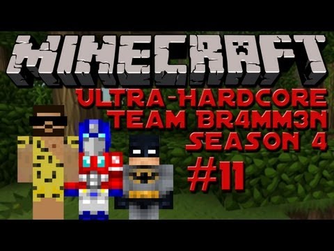 Let's Play Minecraft Ultra Hardcore S4E11 [Team Br4mm3n/Full-HD] - BÄM Texturepack funzt