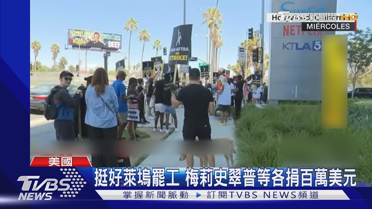 挺好萊塢罷工 梅莉史翠普等各捐百萬美元
