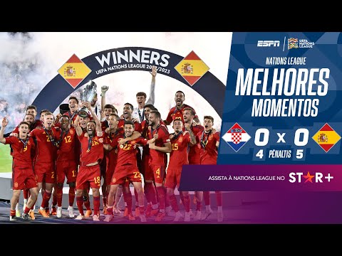 Gols e lances de Croácia x Espanha