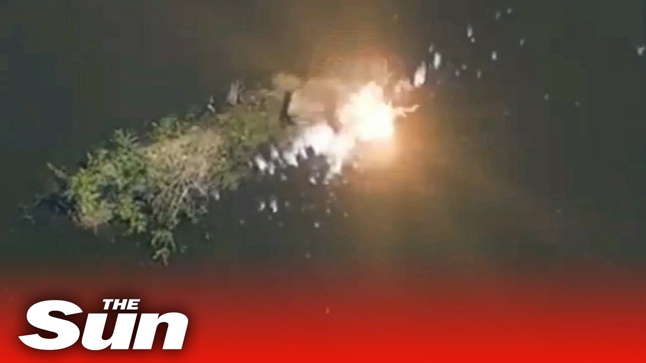 Forças ucranianas destroem tanque anfíbio russo com lançador de granadas espanhol