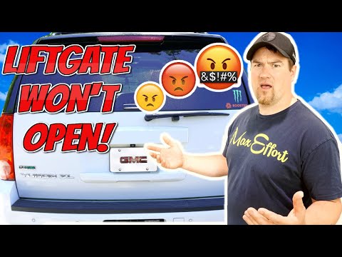 GMC YUKON or Chevy Tahoe Liftgate Won't Open! Problem Solved!!
