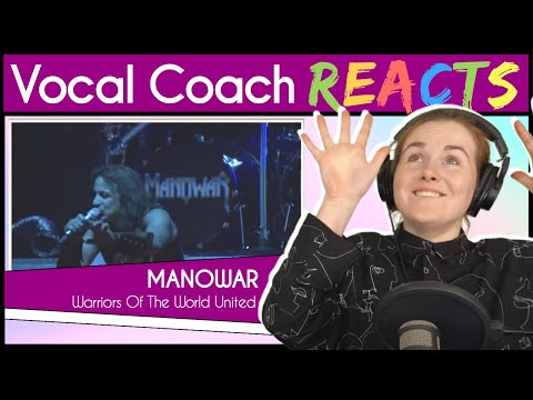 Vocal Coach reacts to Manowar - Warriors Of The World United (Eric Adams Live)