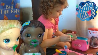 BIAFANKIDS Ganha Torradeira da Baby Alive e Prepara Lanche da Tarde