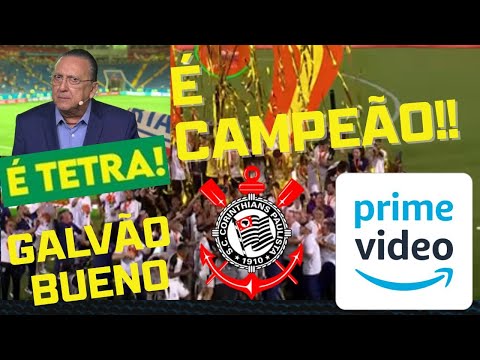 Corinthians wins their fourth Copa do Brasil title with Galvão Bueno on Prime Video.