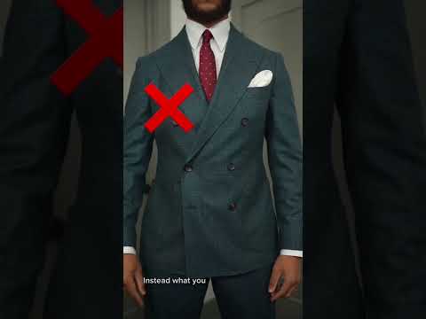How To Wear A Doublebreated Suit The Correct Way