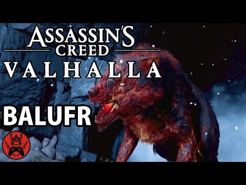 🐺 Balufr Wolf Boss Fight (Forgotten Saga DLC) - AC Valhalla | 2K 60FPS PC