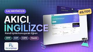 RxLanguage: İlaç sektörü için akıcı İngilizce | GMP, denetim ve mülakat pratiği