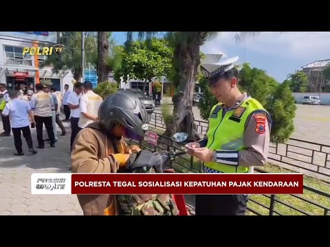 PRESISI UPDATE: SATLANTAS POLRES TEGAL KOTA SOSIALISASI KEPATUHAN PAJAK KENDARAAN 17/05/2025 11.00