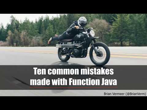 Ten common mistakes made in Functional Java