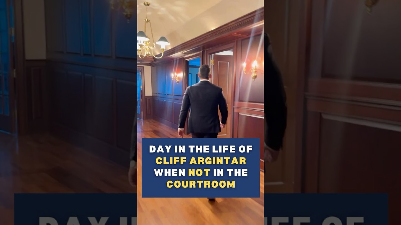 A Day in the Life of Cliff Argintar While Not in the Courtroom