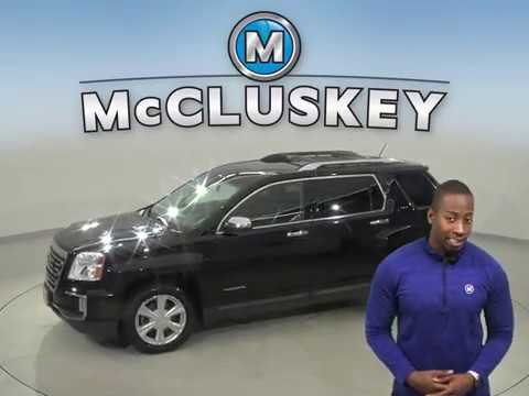 C18067TA Used 2017 GMC Terrain SLT AWD Black SUV Test Drive, Review, For Sale -