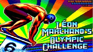 [Amstrad CPC] Léon Marchand's Olympic Challenge - Longplay