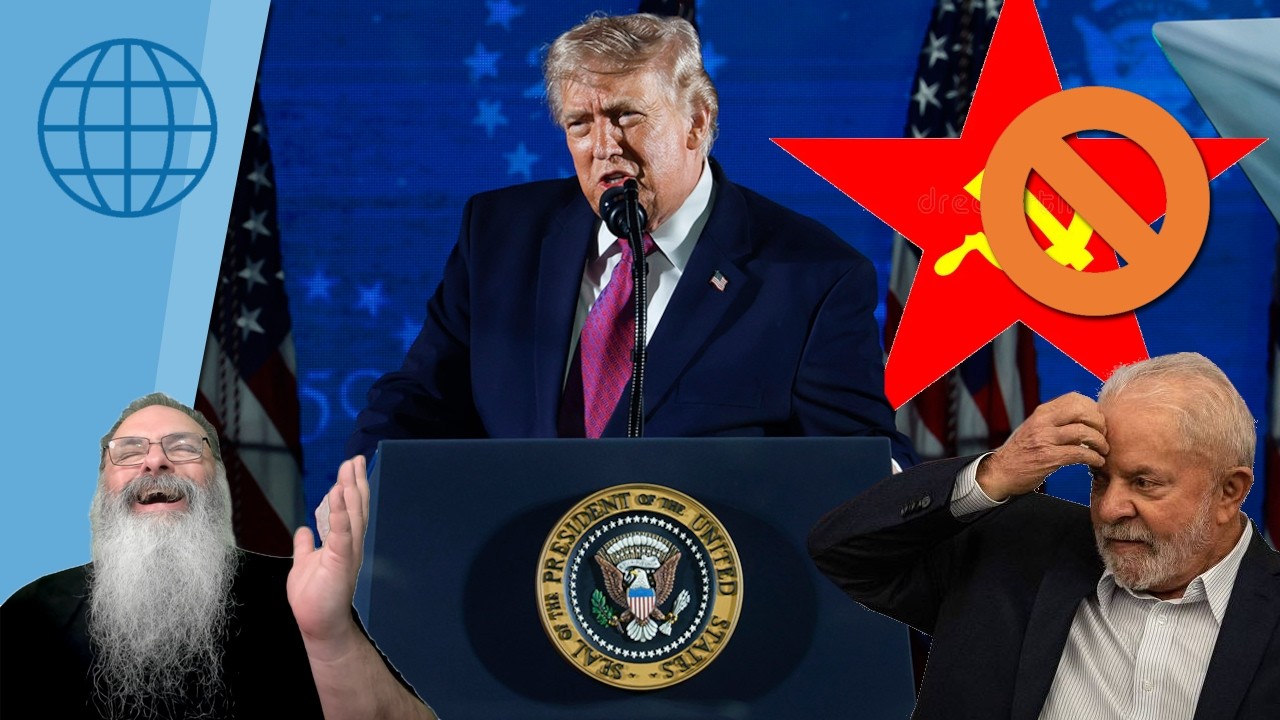 TRUMP chama LULA para AJUDAR a COMBATER o COMUNISMO: LULA disse que NÃO é de ESQUERDA...