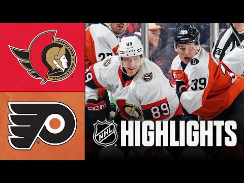 Senators vs. Flyers | NHL Highlights | February 05, 2026