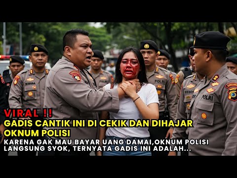 VIRAL‼️GADIS CANTIK DITINDAK POLISI GARA-GARA TOLAK BAYAR UANG DAMAI‼️AKHIRNYA BERUJUNG TRAGIS...