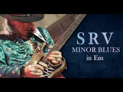 SRV Style Slow 12 Bar Blues Backing Track Jam in Em