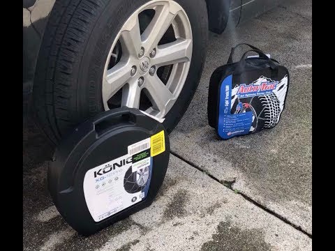 Konig XG 12 Pro versus Peerless Auto-Trac Snow Chains