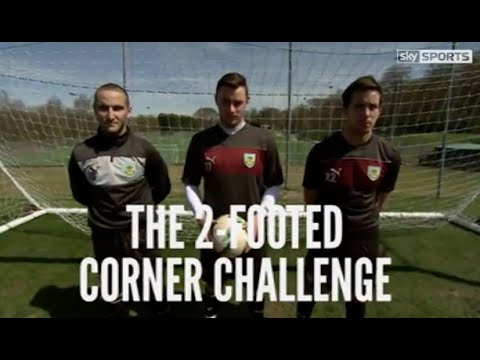 Sky Sports Two footed Corner Challenge  - Burnley FC