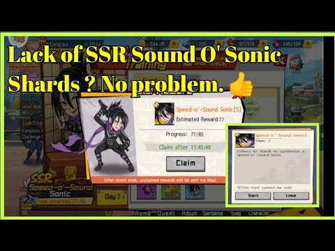 Lack of SSR Sound O' Sonic Shards in the event ?? No problem.