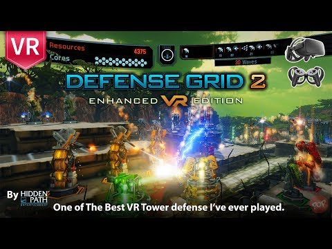 One of The Best VR Tower Defense for Oculus Rift | Defense Grid 2 Enhanced VR Edition