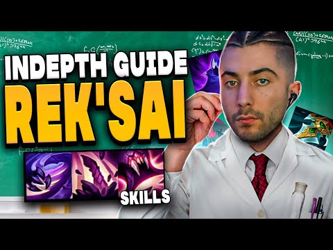 Indepth Rek'sai Guide How To CARRY | 1k LP Challenger Best Rek'sai World | Beginners & Experts