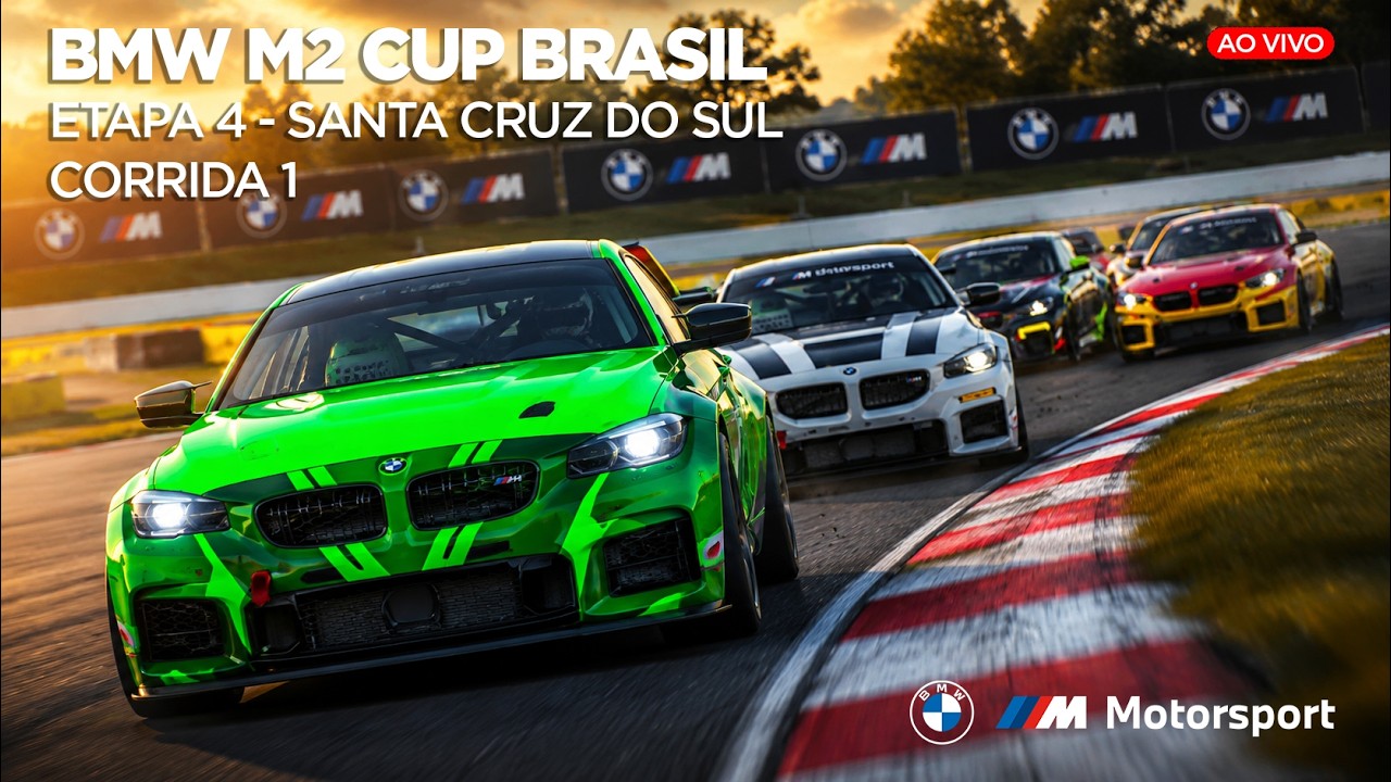 BMW M2 CUP BRASIL AO VIVO - ETAPA 4 SANTA CRUZ DO SUL - CORRIDA 1