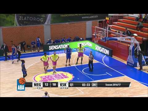ABA Liga 2016/17, Round 26 match: Mega Leks - Karpoš Sokoli (10.3.2017)