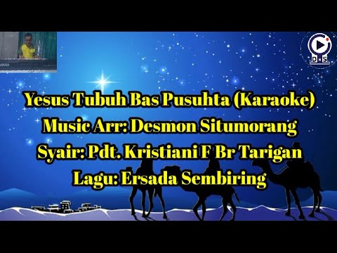 Lagu Natal Karo Terbaru | Yesus Tubuh Bas Pusuhta (Karaoke) | Lagu Rohani Karo