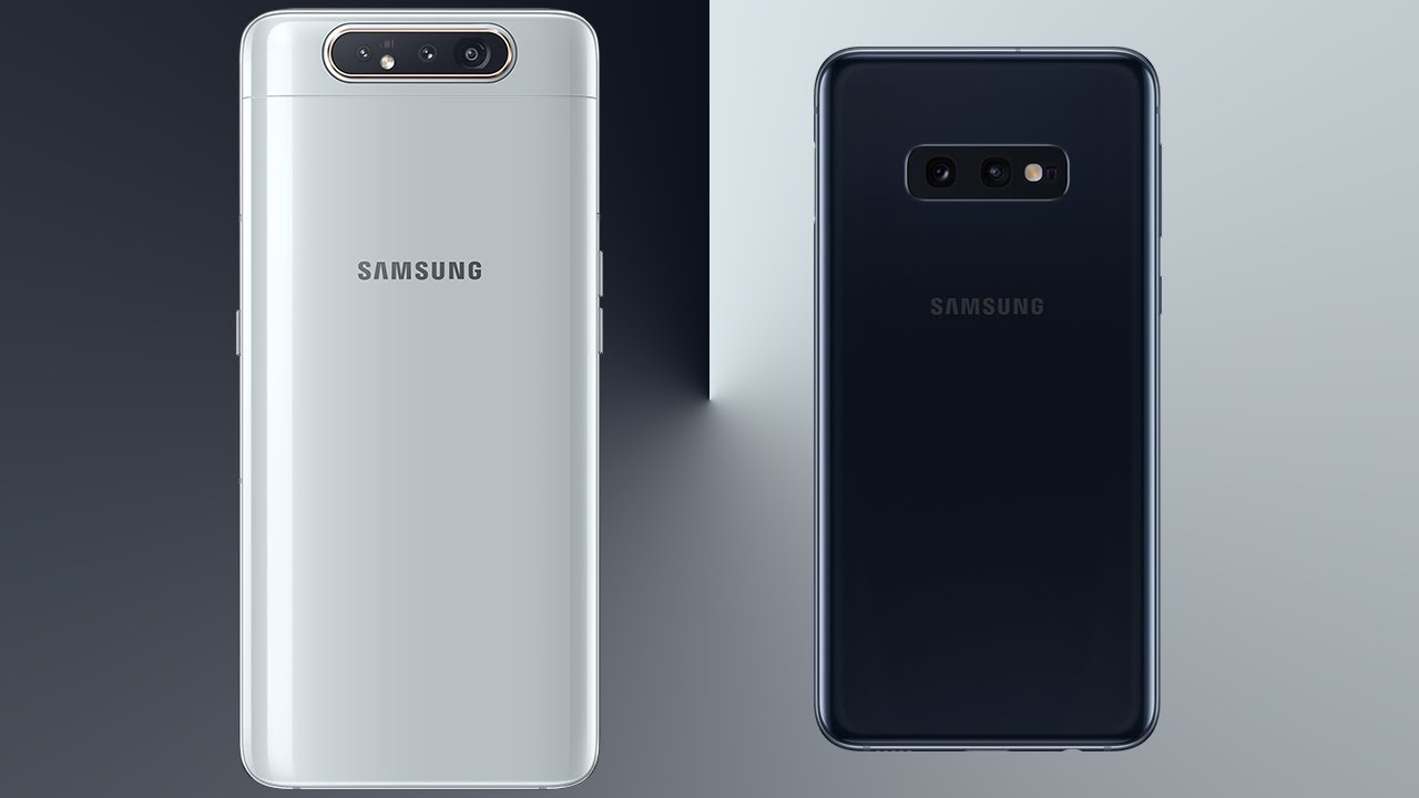 Samsung Galaxy A80 vs Galaxy S10e Comparison