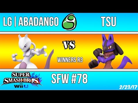 SFW #78: LG|Abadango (Mewtwo) vs Tsu (Lucario)
