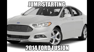 Jump Starting a 2014 Ford Fusion