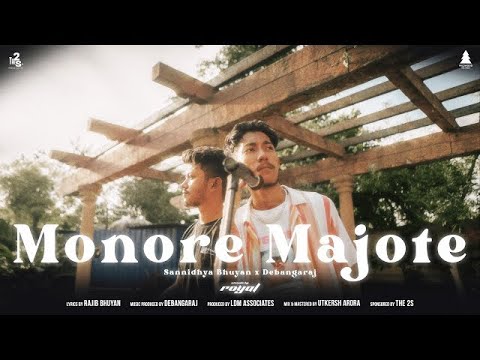 Monore Majote Lyrics video - Sannidhya Bhuyan