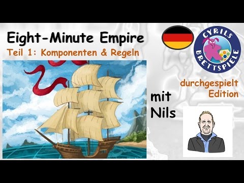 Cyrils Brettspiele - Eight-Minute Empire Brettspiel (S04E01) - Regel- & Komponentenvideo