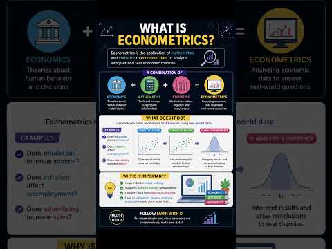 Thumbnail for What is Econometrics? Explained Simply by Econometrics