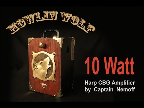 10 Watt Cigar box Harp Amplifier by Capt Nemoff