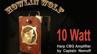10 Watt Cigar box Harp Amplifier by Capt Nemoff