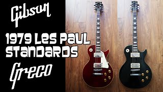 Video thumbnail for 1979 Gibson Les Paul Standard V 1979 Greco EG700 Les Paul Standard. Overdrive sound. by Dunsys Guitar World