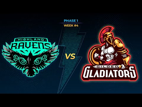 SMITE Pro League Season X: Phase 1 Week 4 Highland Ravens Vs Gilded Gladiators
