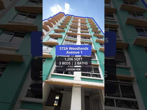 572A Woodlands Avenue 1, 572A Woodlands Avenue 1, 3 Bedrooms, 1,206 sqft, HDB Flat For Sale, by Gina Tow, 500186634 - PropertyGuru.com.sg