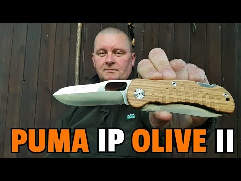 ✔ PUMA IP OLIVE II - Jagd- u. Outdoormesser mit Säge