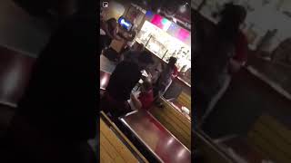 Massive Brawl Breaks out At “ The Pizza Shuttle “ in Milwaukee Wisconsin