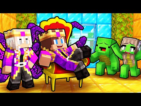 JJ Family Became Dark King to Troll Mikey Family in Minecraft (Maizen)