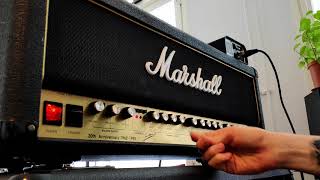 Video thumbnail for Marshall 30th Anniversary 1962-1992 Model 6100 || METAL TEST by yllikkiyy