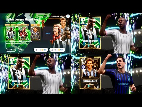 Italian League Guardians Pack Opening 🔥 Lilian Thuram, Pirlo & Ferri Pack Opening 🔥 eFootball 26