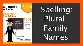 How to Spell Plural Family Names